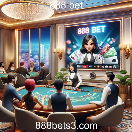 Experiência Imersiva de Jogos Ao Vivo na 888 Bet